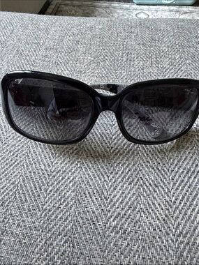 Coach Oversized Black Tinted  Martha Sunglasses